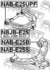 FEBEST NAB-E25B Control Arm-/Trailing Arm Bush